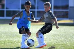 Cristiano Ronaldo Jr. ya se entrenó con la Sub 9 del Juventus.