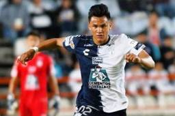 El defensor hondureño Denil Maldonado jugando con el Pachuca en el torneo de Copa donde fueron eliminados por el Toluca. Foto cortesía