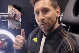 Este es el nuevo tatuaje de Lionel Messi de cara al Mundial de Qatar 2022.