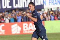 Gonzalo Klusener marcó su primer golen Liga Nacional con Motagua. Foto: Ronal Aceituno.