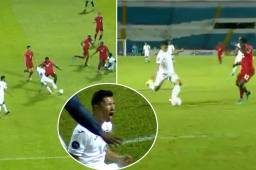 Así fusiló Kevin López a Milan Borjan, el portero de Canadá, en el estadio Olímpico para el 1-0 de Honduras en Liga de Naciones