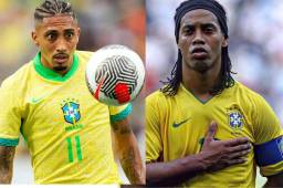 Raphinha dice que no está de acuerdo con las declaraciones de Ronaldinho, leyenda de Brasil.