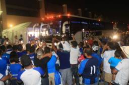 Los aficionados catrachos se mostraron con optimismo y siguen confiando en la selección. Foto: Ronal Aceituno.