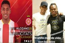 Lozano pasa su cumpleaños 25 felizmente junto a su familia.