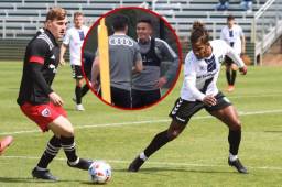 El hondureño Andy Najar está haciendo una excelente pretemporada con el DC United y solo está a la espera de un contrato. Fotos cortesía DC United