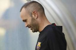 Iniesta termina su contrato con el Barcelona en junio del 2018.