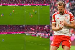 Harry Kane metió tres goles y uno de ellos fue espectacular.