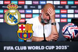 Pep Guardiola salió triste tras la eliminación del Manchester City del Mundial de Clubes.