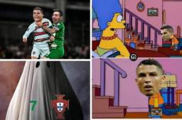 Cristiano Ronaldo y Portugal deberán buscar el boleto al Mundial de Qatar en el repechaje. Los memes dicen presente.