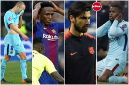 Iniesta, Mina, André Gomes y Semedo podrían disputar su último título con el Barcelona.