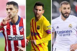 Lionel Messi ya está a la par de Luis Suárez en la tabla de goleo de la Liga de España.