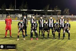 Así posó en uno de sus partidos el Diriangen de Nicaragua.