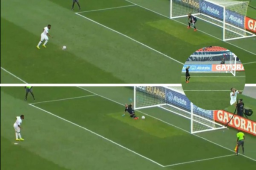 Jorge Benguché vivió un momento curioso a la hora de los lanzamientos penales, donde anotó su gol de manera muy extraña.