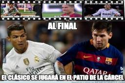 Este sábado a las 9:15 de la mañana arranca el clásico español Barcelona-Real Madrid y en los memes previo al choque destrozaron a Cristiano Ronaldo.