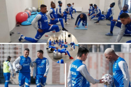 La Selección de Honduras realizó su primer entrenamiento en Minsk, Bielorrusia, donde busca sumar una victoria en este desafío por Europa.