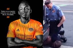 El delantero hondureño Alberth Elis se unió a la campaña contra el racismo tras la muerte de George Floyd, asesinado por la policía en Minneapolis, Estados Unidos.