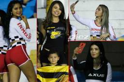 Lindas chicas se pudieron ver en las gradas de los estadio en el arranque de la segunda vuelta del torneo Clausura.