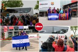 El Real Madrid visita este domingo (12:45 pm) el Camp Nou para medirse al Barcelona y aquí te dejamos las mejores imágenes de cómo se vive el ambiente previo al esperado encuentro.