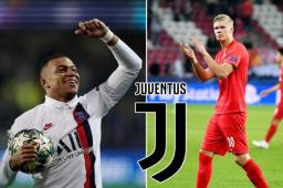Mbappé y Haland interesan al Real Madrid pero la Juventus entrará en escena para pelearlos.
