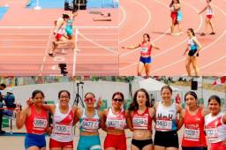 Stephanie Hernández está representando a Honduras en el XXI Sudamericano Master Pista y Campo de Perú.