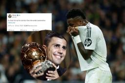 Vinicius dejó un mensaje tras la gala del Balón de Oro en sus redes sociales.