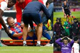 Debido a las fuertes lesiones, ellos son los jugadores que estarán por un tiempo fuera del terreno de juego. Algunos trabajan para recuperarse lo más pronto posible.