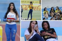 Te presentamos el lado más sexy del clásico en San Pedro Sula. Las bellas chicas llegaron al estadio Olímpico, aunque también al estadio Nacional para ver al Olimpia. FOTOS: Neptali Romero (SPS). David Romero y Ronal Aceituno (Tegucigalpa).