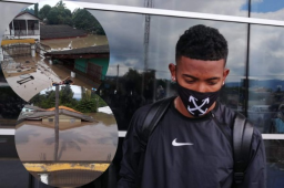 El delantero del Real Salt Lake, Douglas Martínez, llegó al país para unirse a la Selección Nacional y confesó que su casa de llegó de agua por la tormenta Eta.