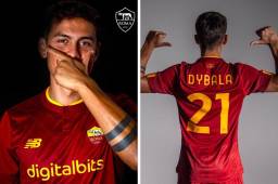 Paulo Dybala ya fue presentado como el nuevo jugador de la Roma de Italia.