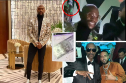 El boxeador norteamericano celebró por todo lo alto su cumpleaños número 43, en el estuvieron famosos como Snoop Dogg, French Montana, entre otros. Hasta hubo billetes con el rostro de Floyd Mayweather.