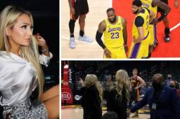 Ella es Juliana Carlos, una aficionada que provocó a la estrella de los Lakers, LeBron James, en pleno partido y hubo intercambio de insultos.