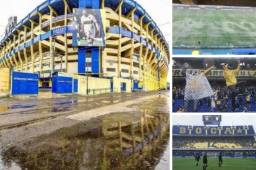 El partido fue suspendido devido a que el balón no podía rodar sobre el cesped. El encuentro se jugará mañana.