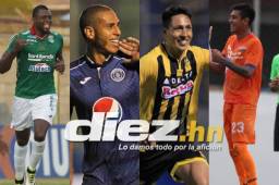 Yustin Arboleda, Eddie Hernández, Domingo Zalazar y Mayron Flores.