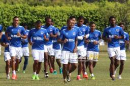 Olimpia entrenó este viernes con miras al partido contra Platense en el Nacional de Tegucigalpa.