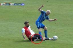 La escalofriante lesión que sufrió el argentino Lucas Pratto en el Feyenoord.