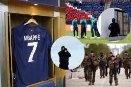 Esto es lo que se vive en la previa del PSG - Barcelona por los cuartos de final de la Champions League. Blindaje total al estadio ante amenaza y el aviso de Mbappé.