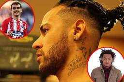 Griezmann comparó el look de Neymar con el de Ozuna.