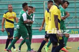 Joshua Vargas anotó uno de los goles de Marathón ante el Choloma.