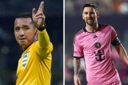 Iván Barton vuelve a México, pero ahora para ser el árbitro de un partido del Inter Miami de Messi.