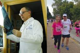 Carlos Paz se llama el doctor que se recupero de un coma para correr en maratones.