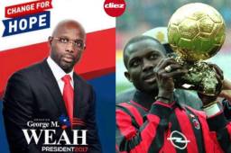 George Weah estaría cerca de ser el nuevo presidente de Liberia.