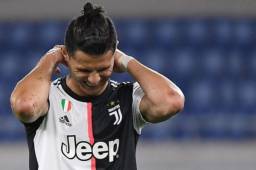 Cristiano Ronaldo se mostró dolido por poder conquistar otro título con la Juventus.