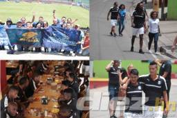 Los jugadores del Honduras Progreso estuvieron muy bien acompañados y cambiaron las baleadas por una ensalada.