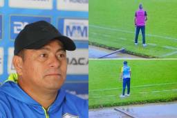 Reynaldo Tilguath valoró que el estado de la cancha de Danlí afectó a los dos equipos. Foto: David Romero.