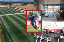 El Girona FC presentó hoy oficialmente las nuevas instalaciones de la primera plantilla rojiblanca. Bautizado como 'Centro de entrenamiento La Vinya'.