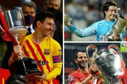 Lionel Messi se ha puesto muy cerca de convertirse en el jugador que más trofeos ha conquistado a lo largo de su carrera. ¿Quién lidera la lista?