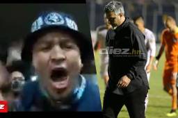 Aficionados de Motagua se fueron ardidos del Nacional y una parte ha pedido la salida de Diego Vázquez