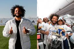 Marcelo, exjugador del Real Madrid, visitó la Ciudad Deportiva del equipo ‘merengue’ en la mañana de este lunes.