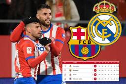 Girona desploma al Barcelona y vuelve a presionar al Real Madrid: así avanza la tabla de posiciones de LaLiga de España