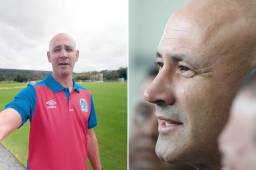 Eduardo Espinel conoció el CAR, el lugar donde trabajará diariamente con los jugadores del Olimpia.